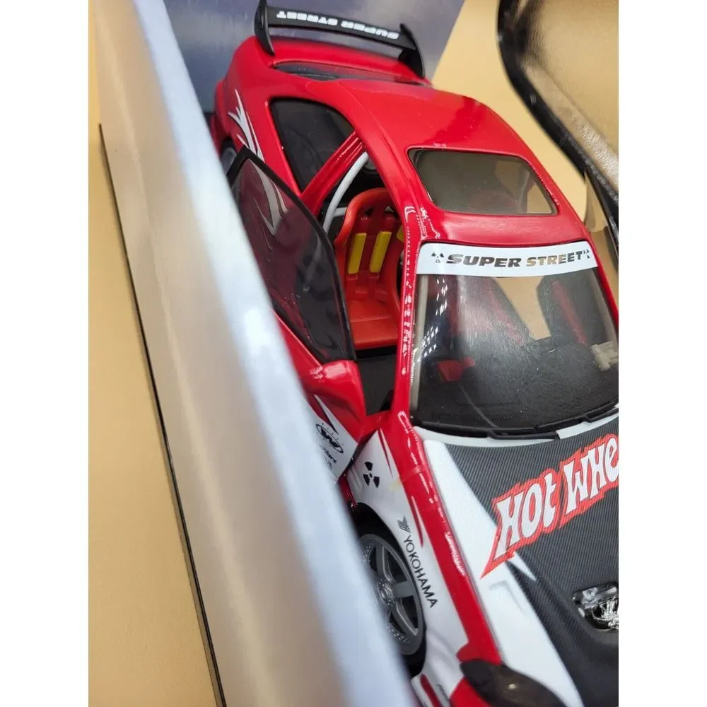 Hot Wheels Custom Honda Civic SI‎ Super Street Edition Red